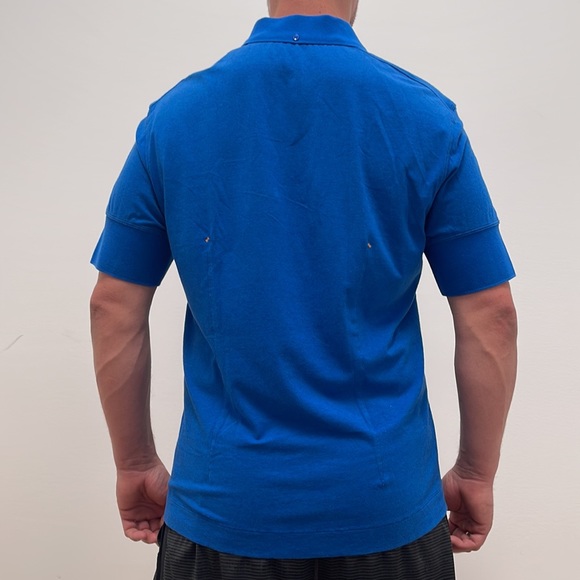 Kit & Ace Royal blue button down jersey polo - Picture 10 of 10